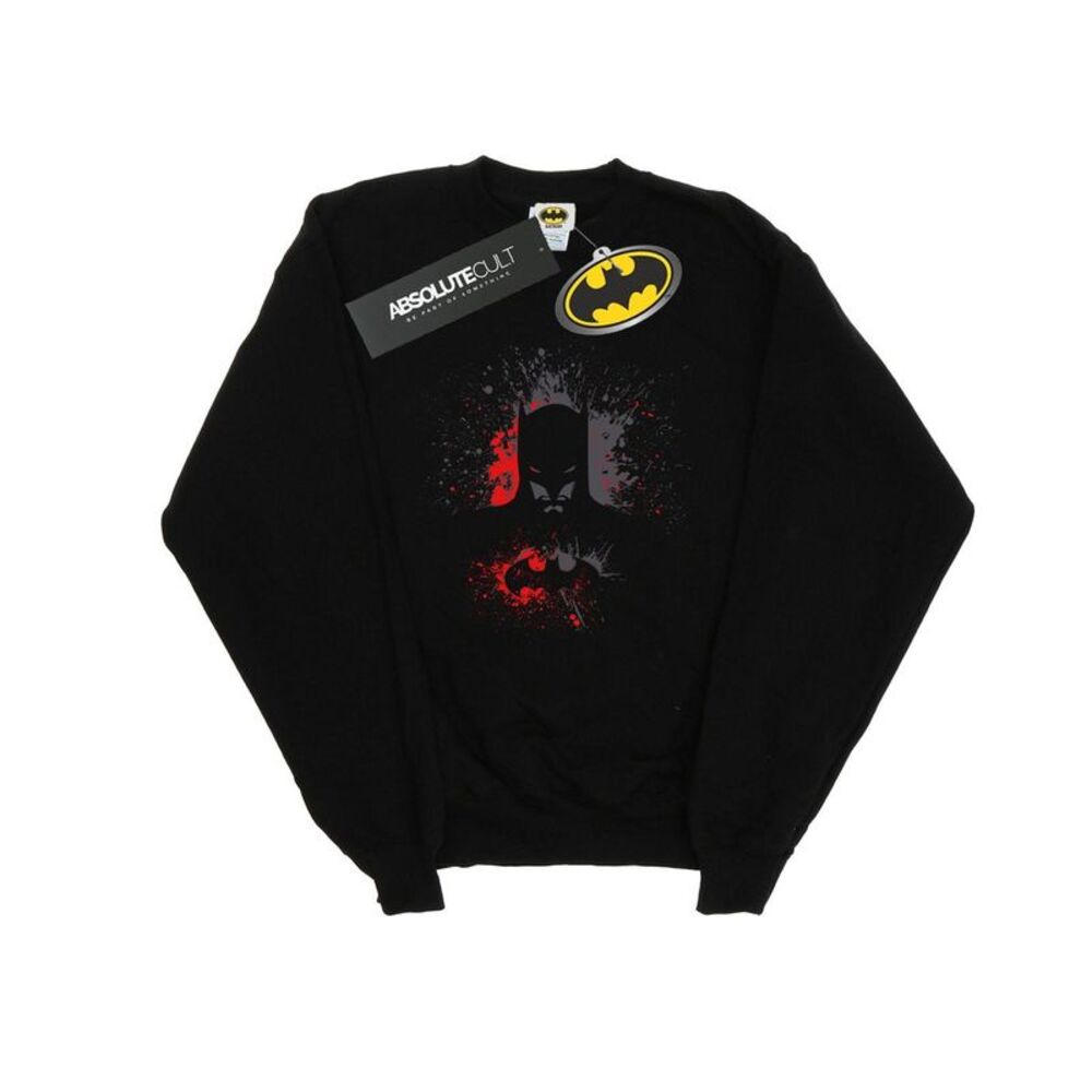 DC Comics Mens Batman Splash Sweatshirt / Black